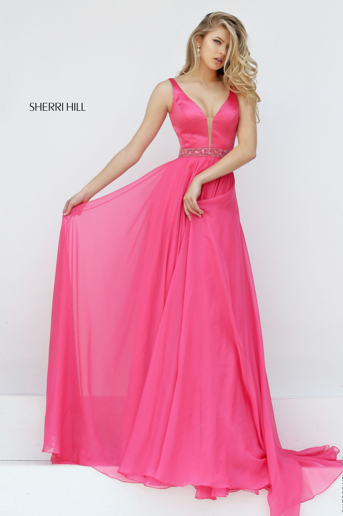 Sherri Hill 50264 Coral Dress