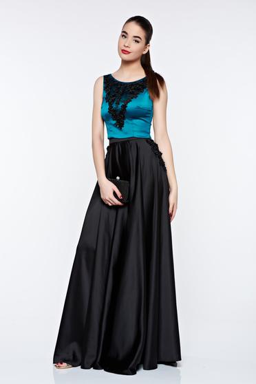 LaDonna green set occasional with satin fabric texture with pockets