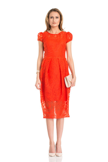 Daniella Cristea Duchess Red Dress