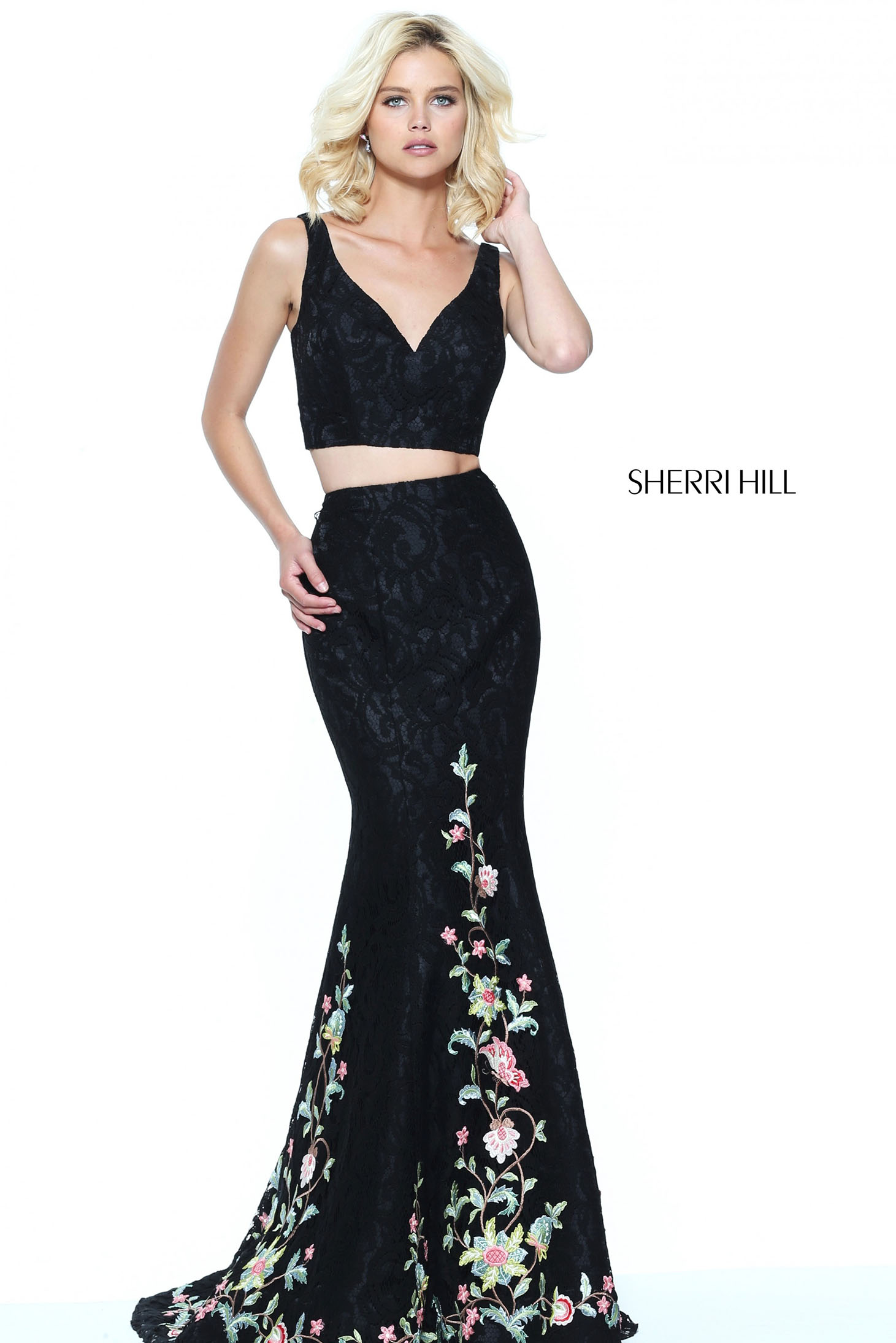 Sherri Hill 50778 Black Dress 1 - StarShinerS.com