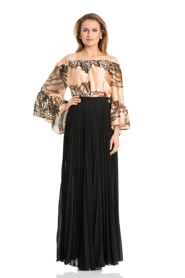 Daniella Cristea Plaited Black Skirt