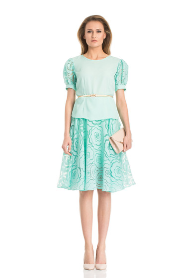 Daniella Cristea Delicacy Phantasm Mint Skirt