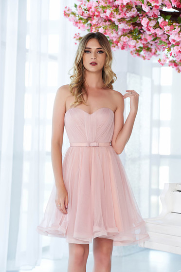 Ana Radu rosa occasional corset dress with push-up cups