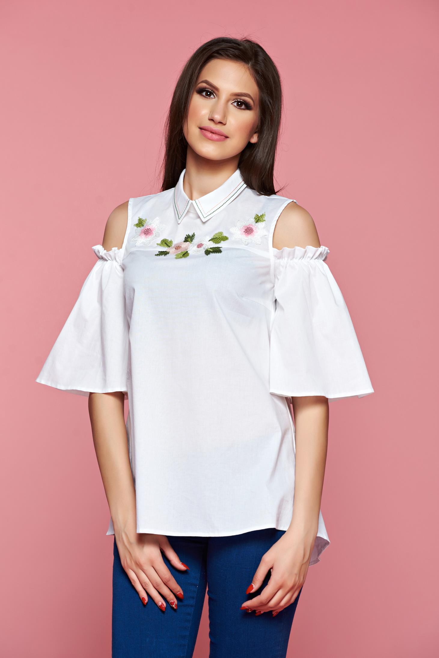 women's shirts with shoulders cut out