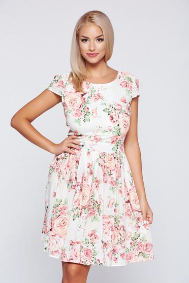 PrettyGirl rosa cotton cloche bare back dress