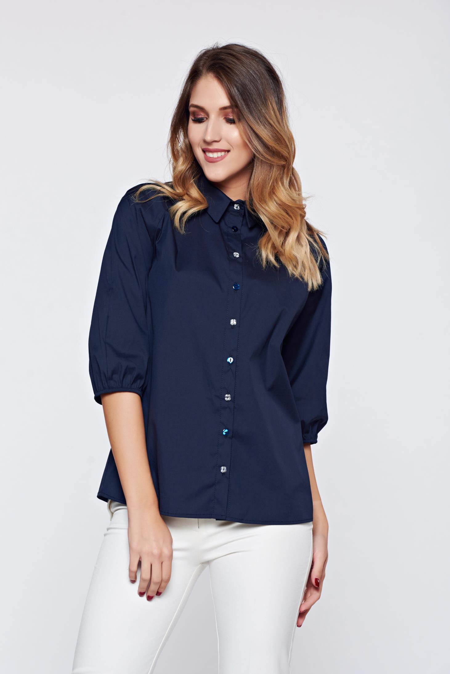 dark blue shirt for girl