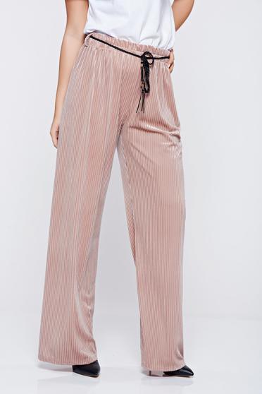 Easy cut rosa casual trousers elastic waist