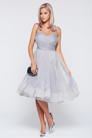 Ana Radu occasional grey cloche dress push-up cups