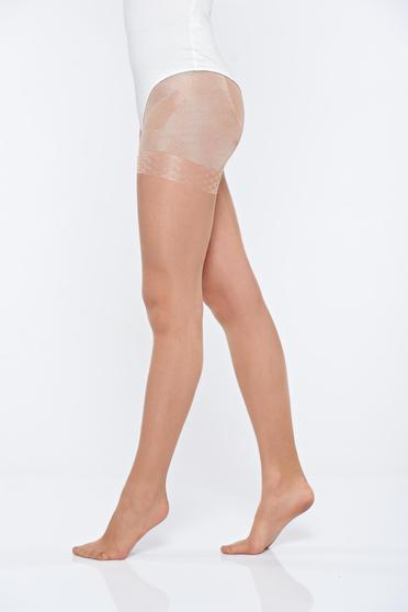 Modeller 20 den nude women`s tights with runstop