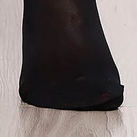 Fekete női harisnyanadrág 20 den fényes anyag derekon gumirozott harisnya