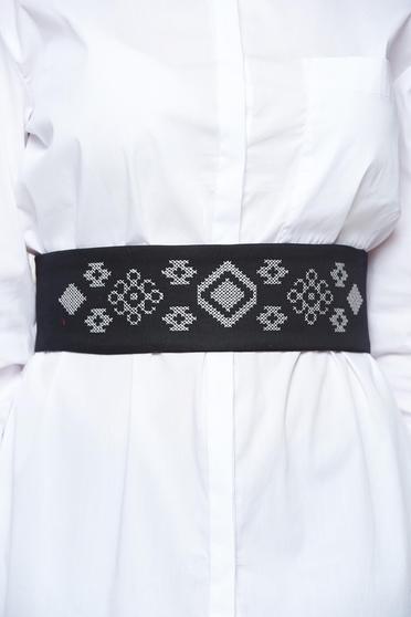 StarShinerS black belt with laced details embroidered