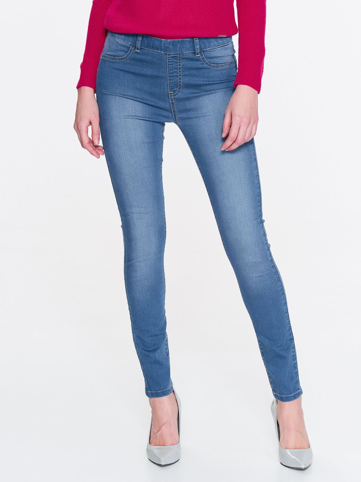 elastic top jeans