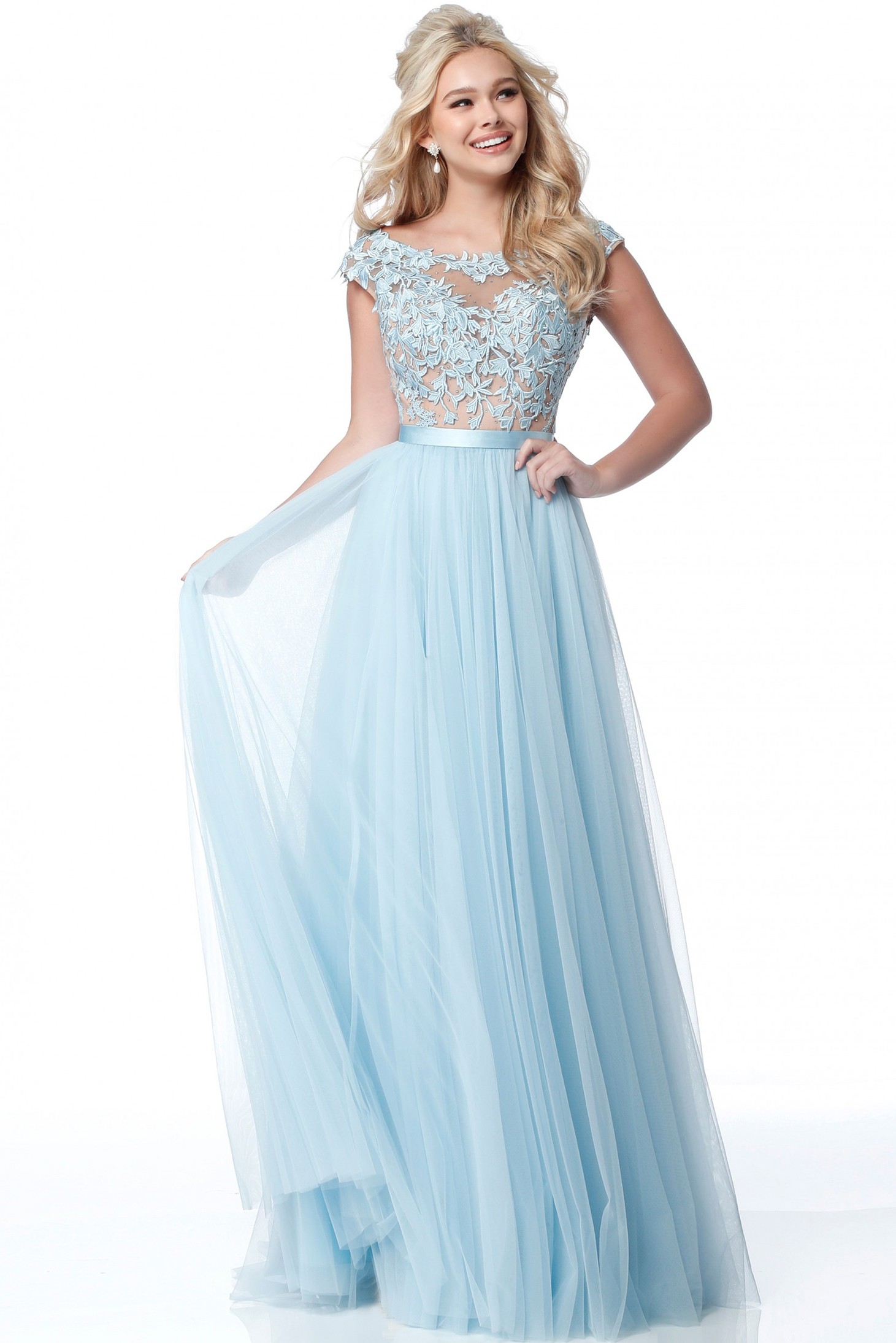 Sherri Hill 51638 LightBlue Dress