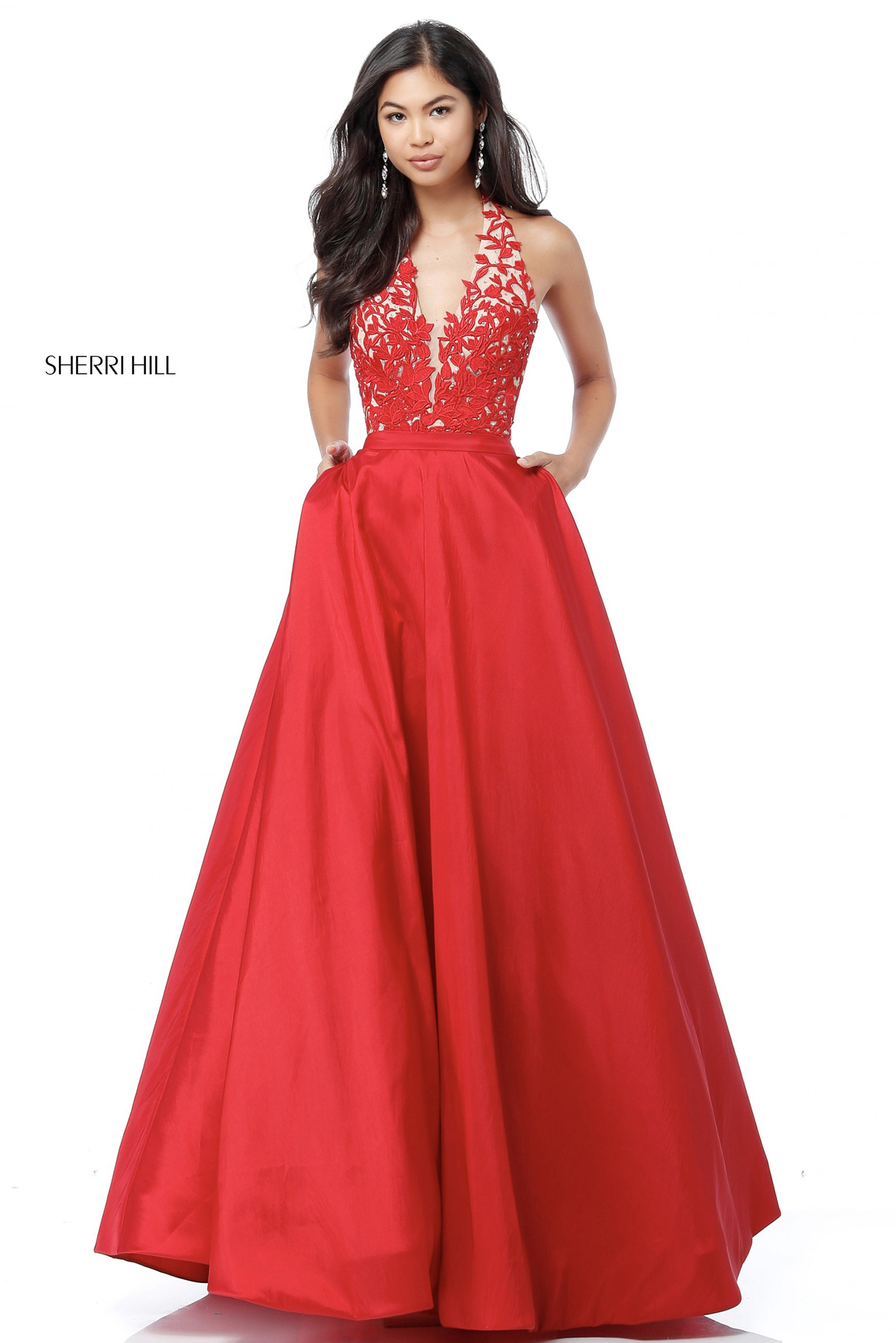 Sherri Hill 51643 Red Dress