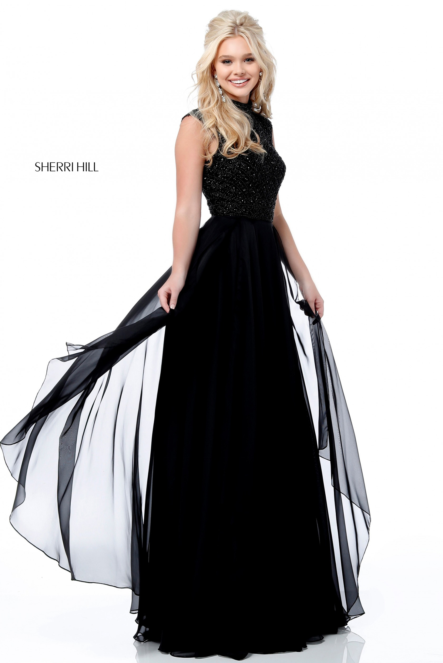 Sherri Hill 51687 Black Dress