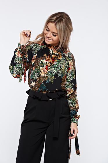 Elegant women`s blouse airy fabric