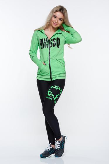 MissQ green set sporty from elastic fabric with pockets