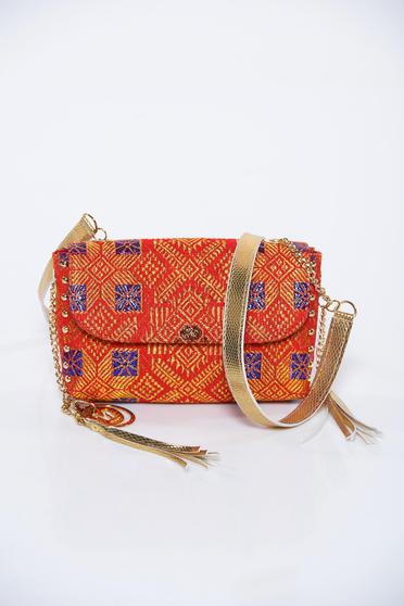 MissQ red bag casual long chain handle