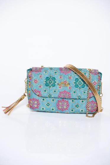 MissQ blue bag casual long chain handle