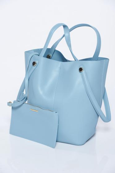 Top Secret lightblue bag casual from ecological leather