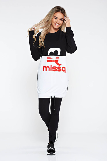MissQ black sporty set cotton with elastic waist