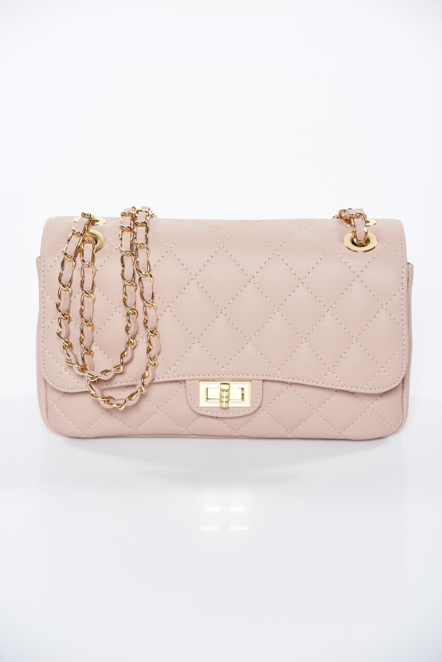 cream chain bag