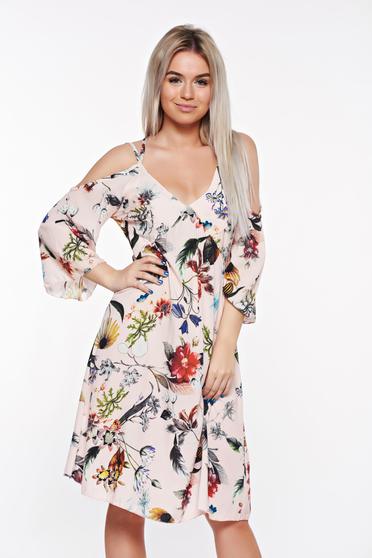 SunShine rosa daily dress airy fabric with easy cut with v-neckline