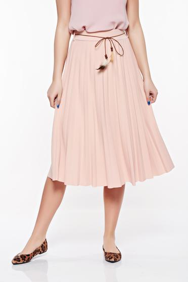 Rosa elegant SunShine skirt from elastic and fine fabric high waisted with laced details