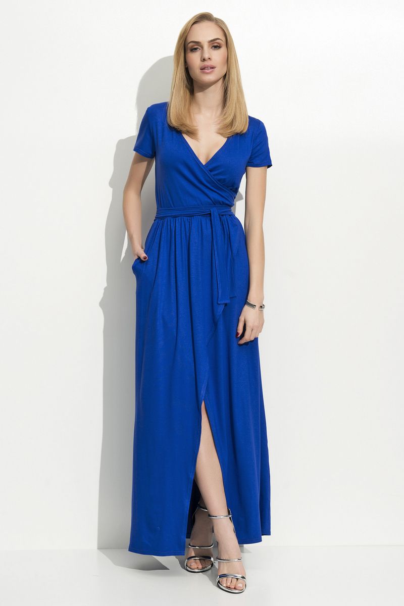 Folly blue dress casual maxi dresses ...