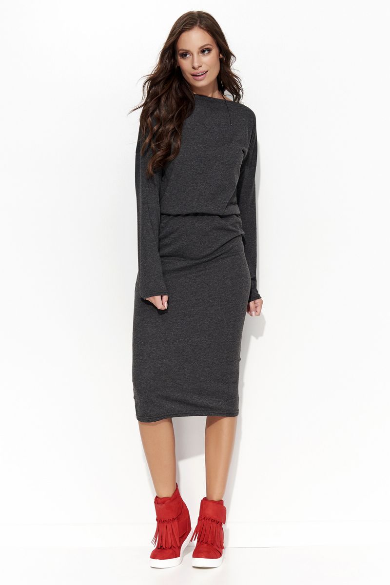 dark grey casual dress
