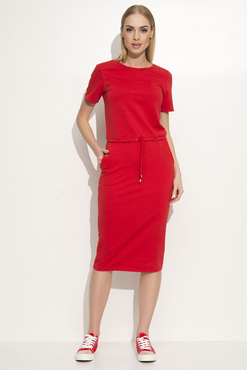 Straight cut dresses outlet with sleeves