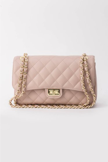 Rosa bag natural leather long chain handle