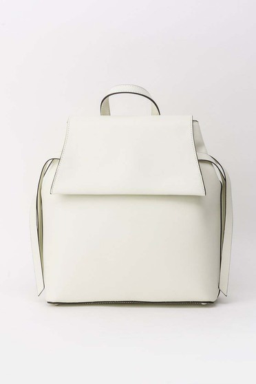 Grey backpacks casual natural leather