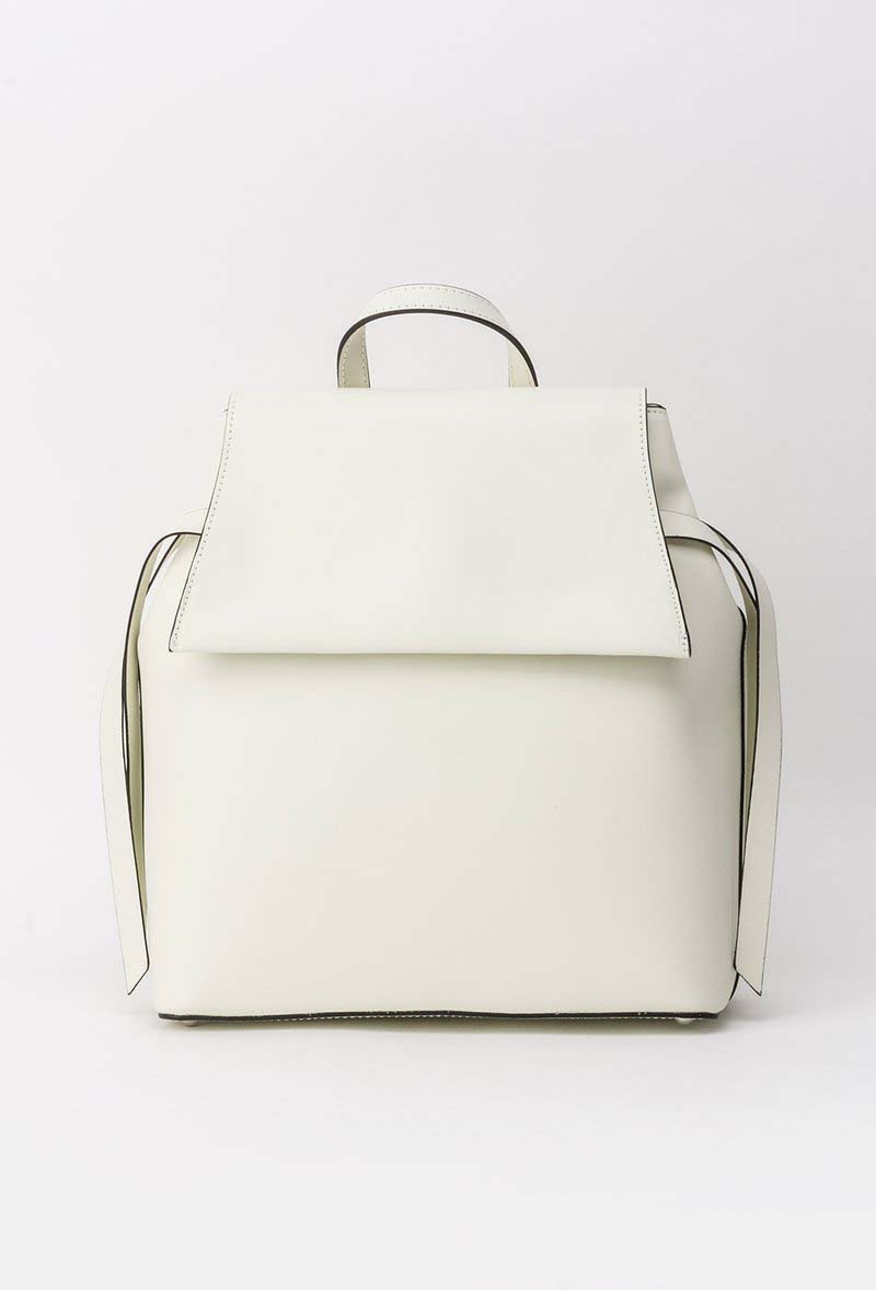 Grey casual backpacks natural leather 1 - StarShinerS.com