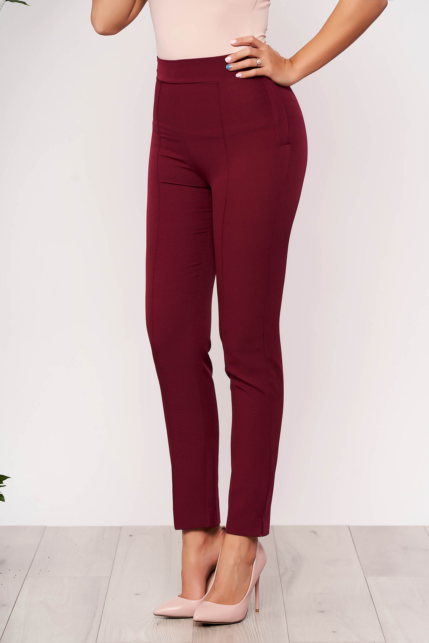 high waisted office trousers