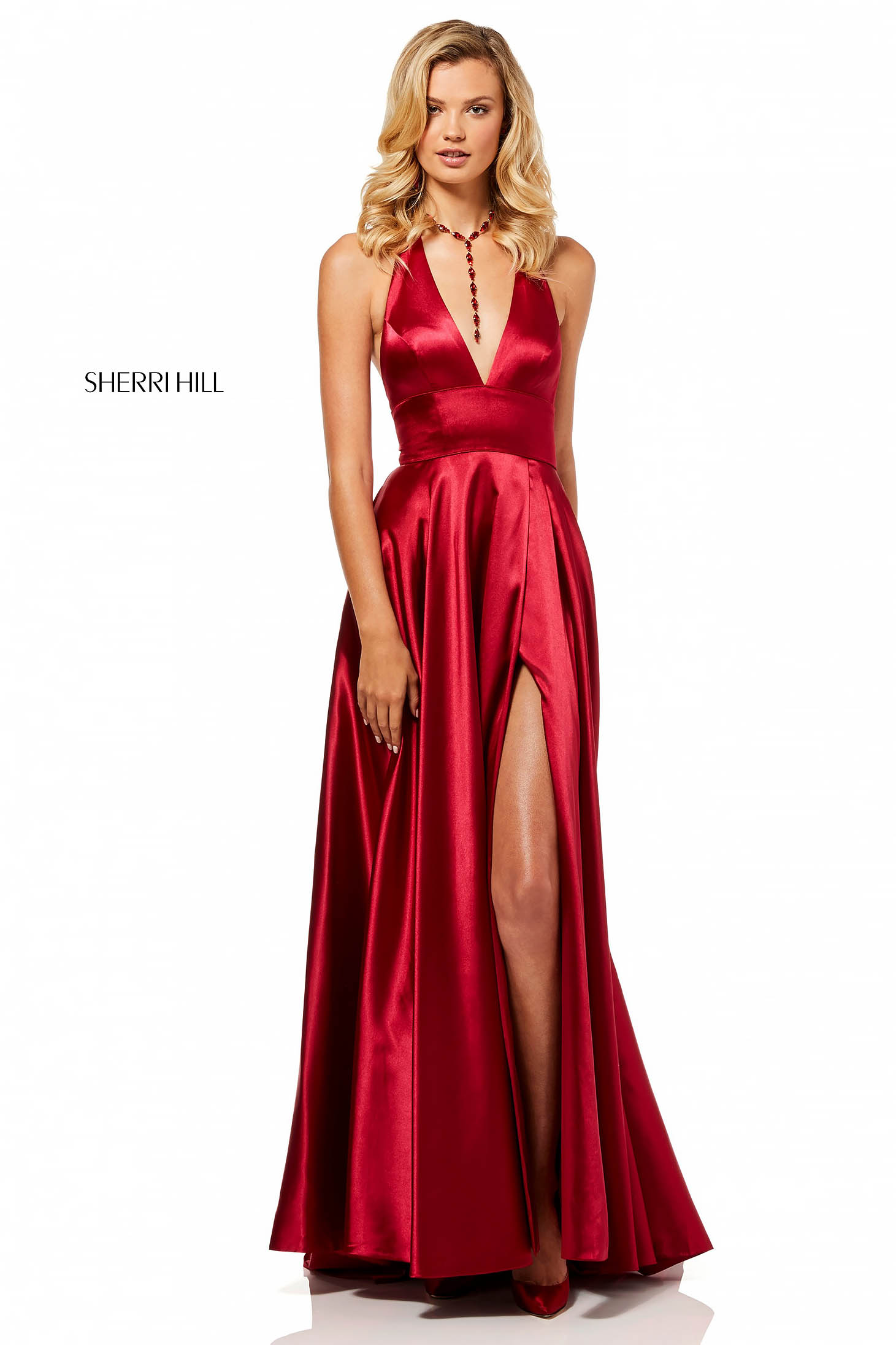 Sherri Hill 52408 Red Dress