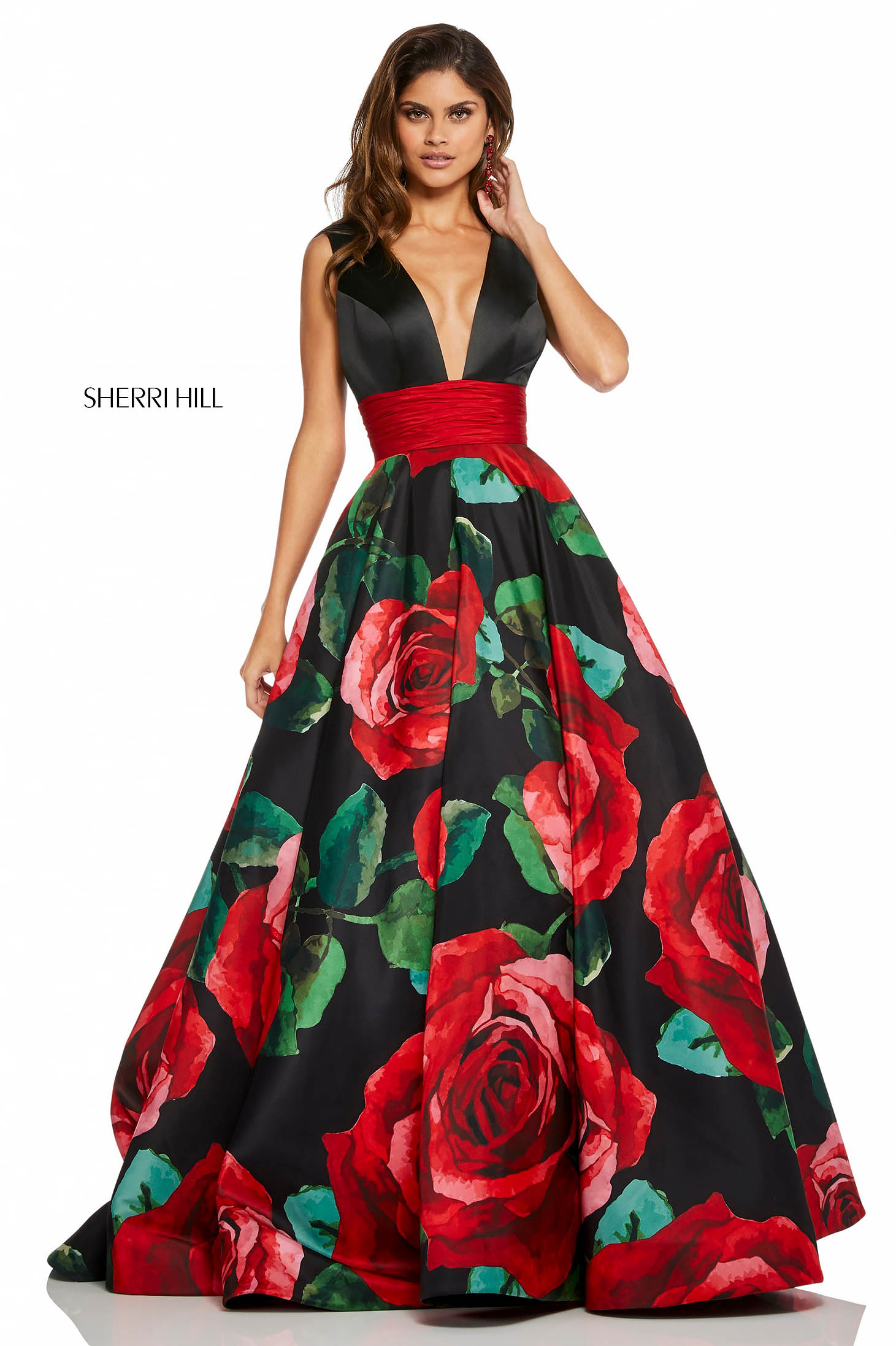 Rochie Sherri Hill 52898 Negru