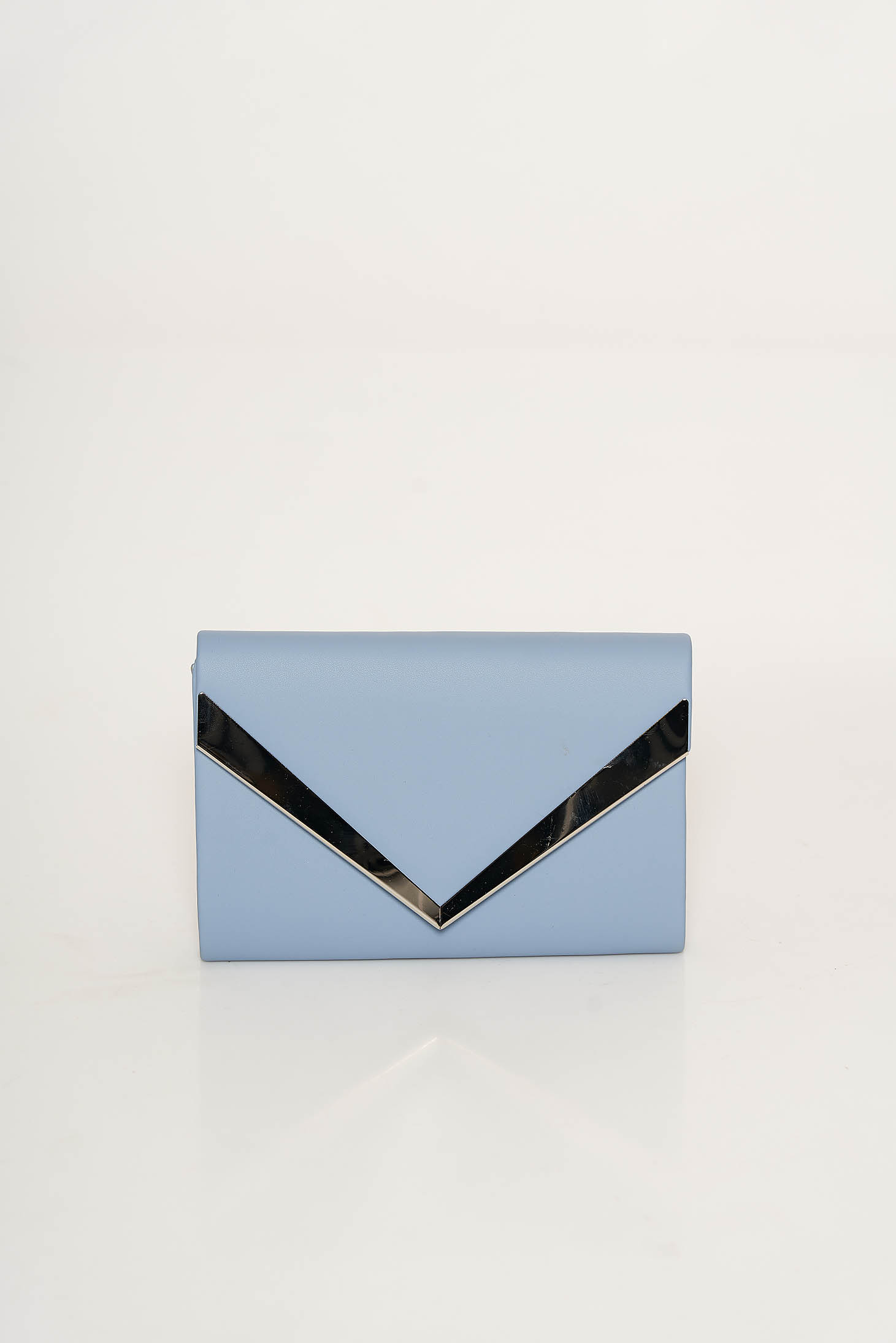 light blue evening bag