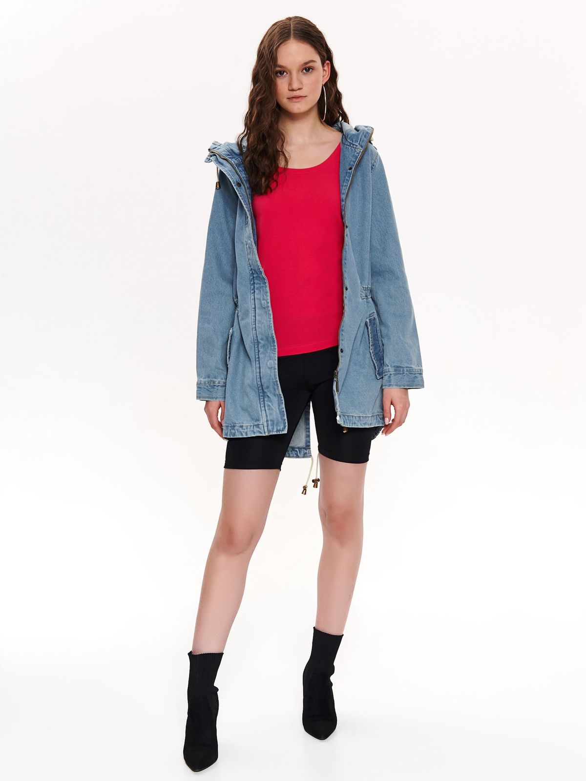 denim jacket cut sleeves