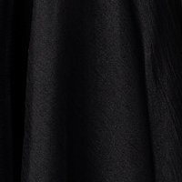 Ana Radu black occasional cloche dress sleeveless with ruffle details