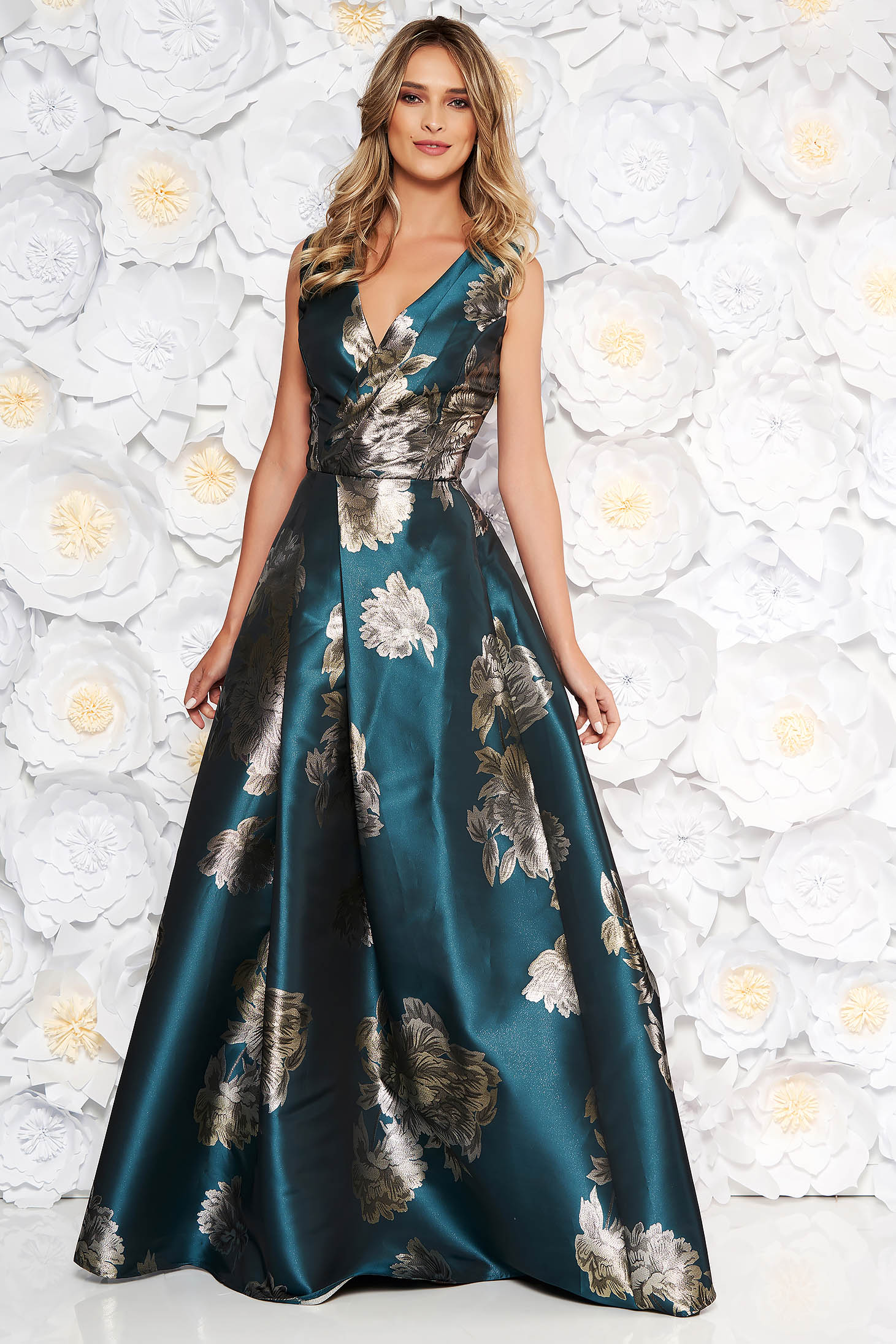 dark green one piece dress