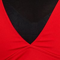 Piros StarShinerS irodai két részes ceruza szett jersey szövettel