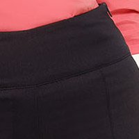 Trousers darkblue elegant conical cloth dots print