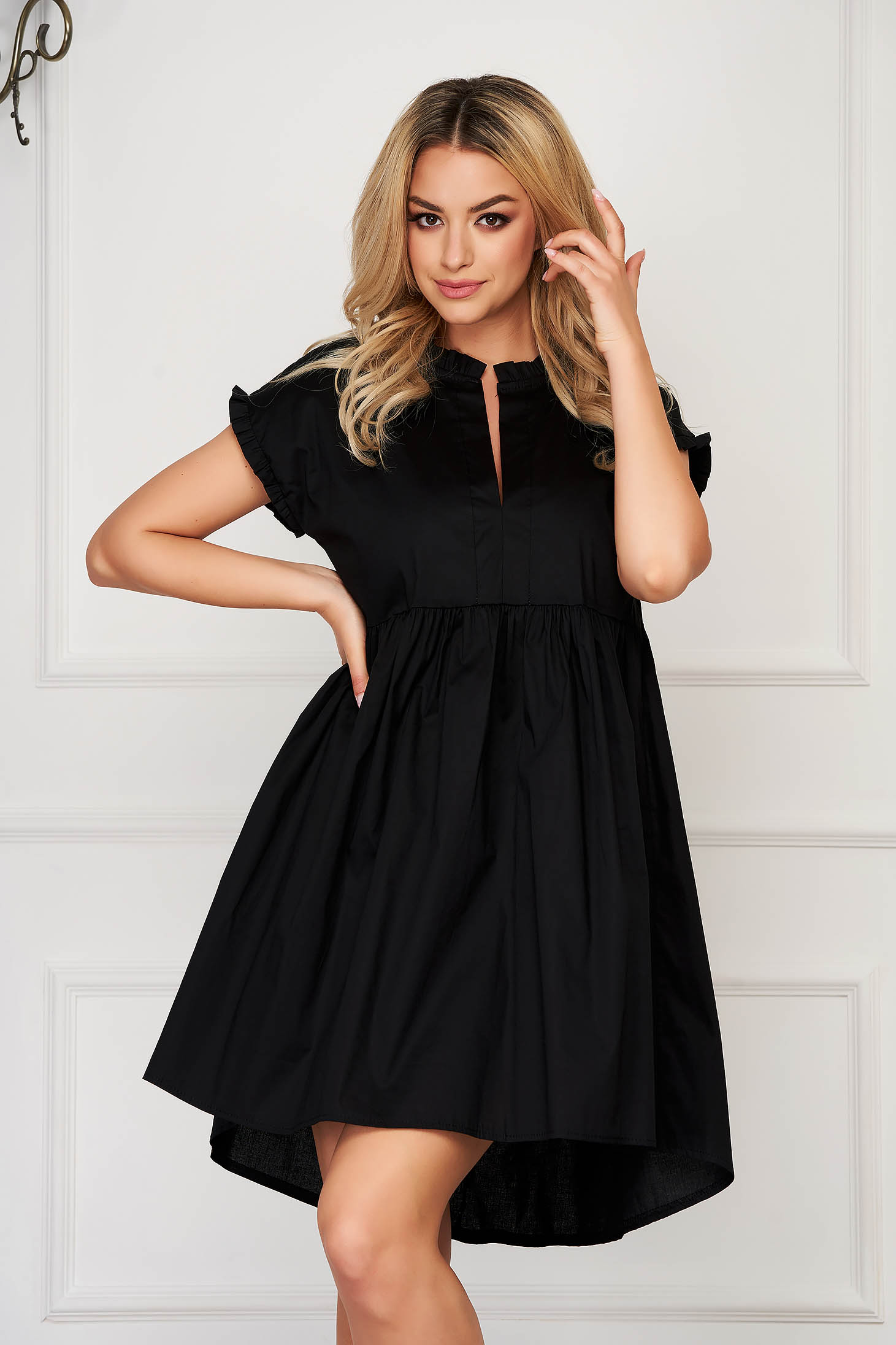 cotton short midi