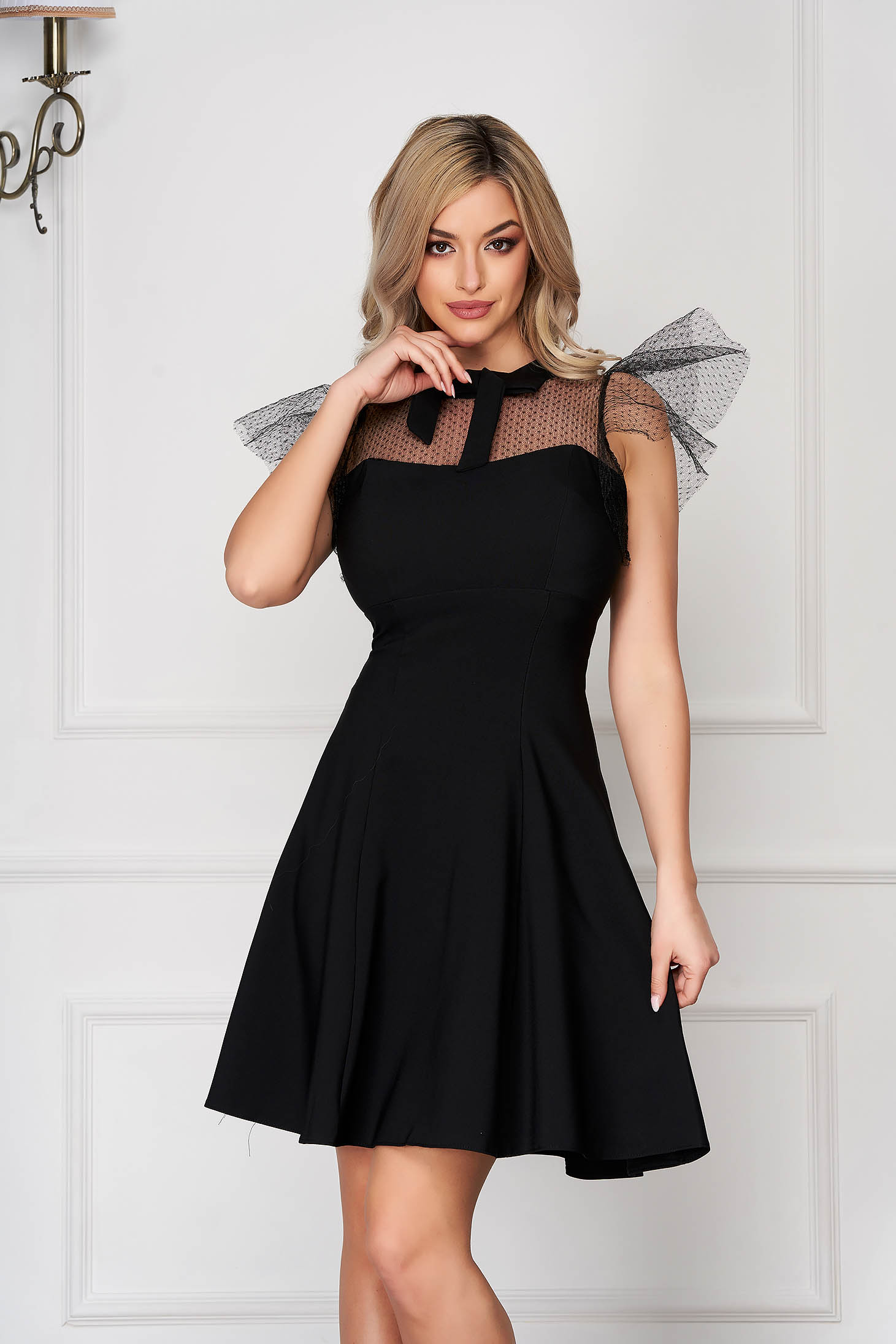 Sheer Net Hot Black Babydoll Bikini Night Dress for Honeymoon K11K –  Klamotten