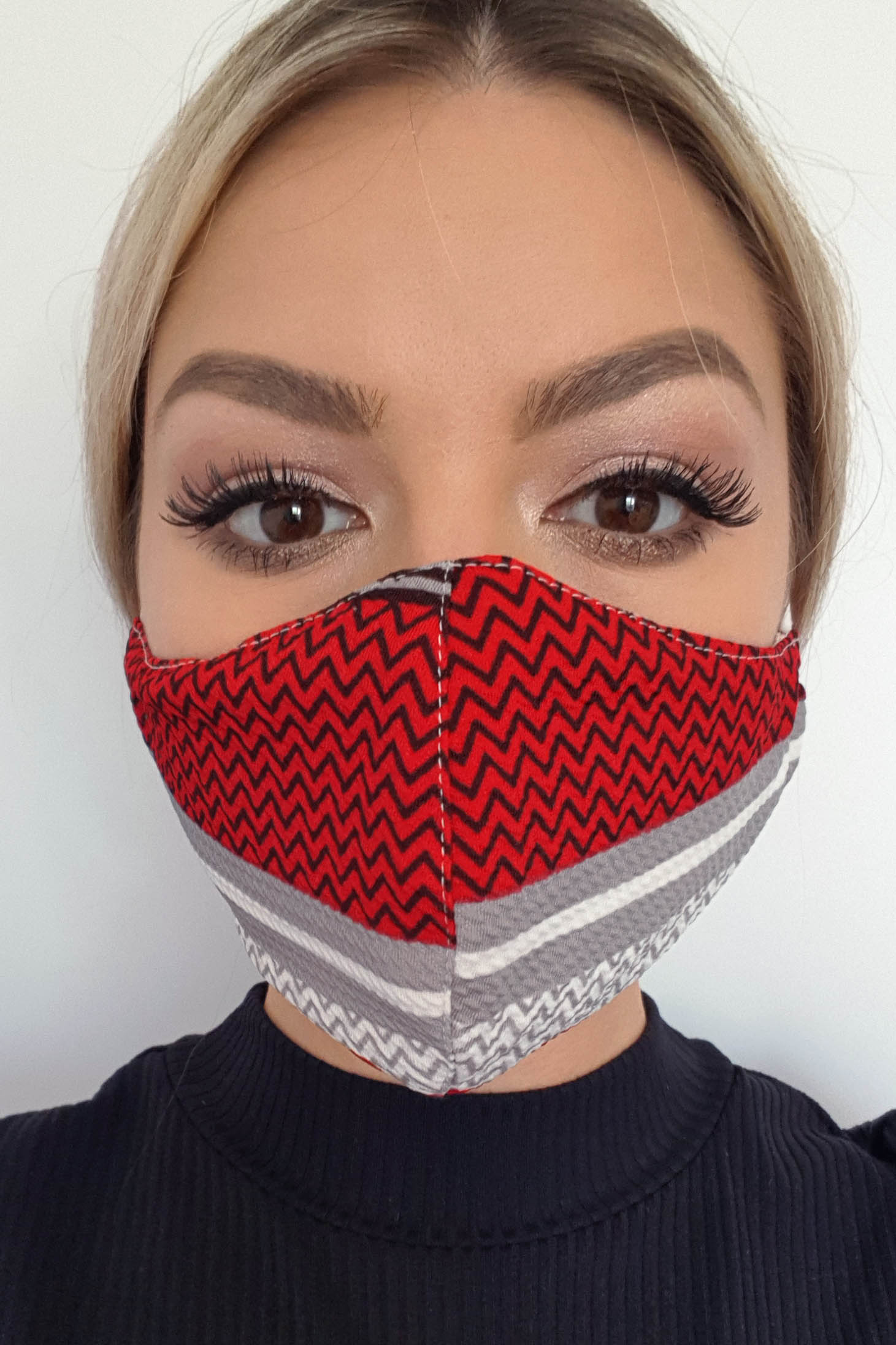 Masca textila StarShinerS rosie