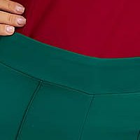 Zöld hosszú magas derekú bővülő nadrág enyhén rugalmas szövetből - StarShinerS