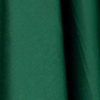 Rochie din voal verde-inchis petrecuta in clos cu elastic in talie - PrettyGirl