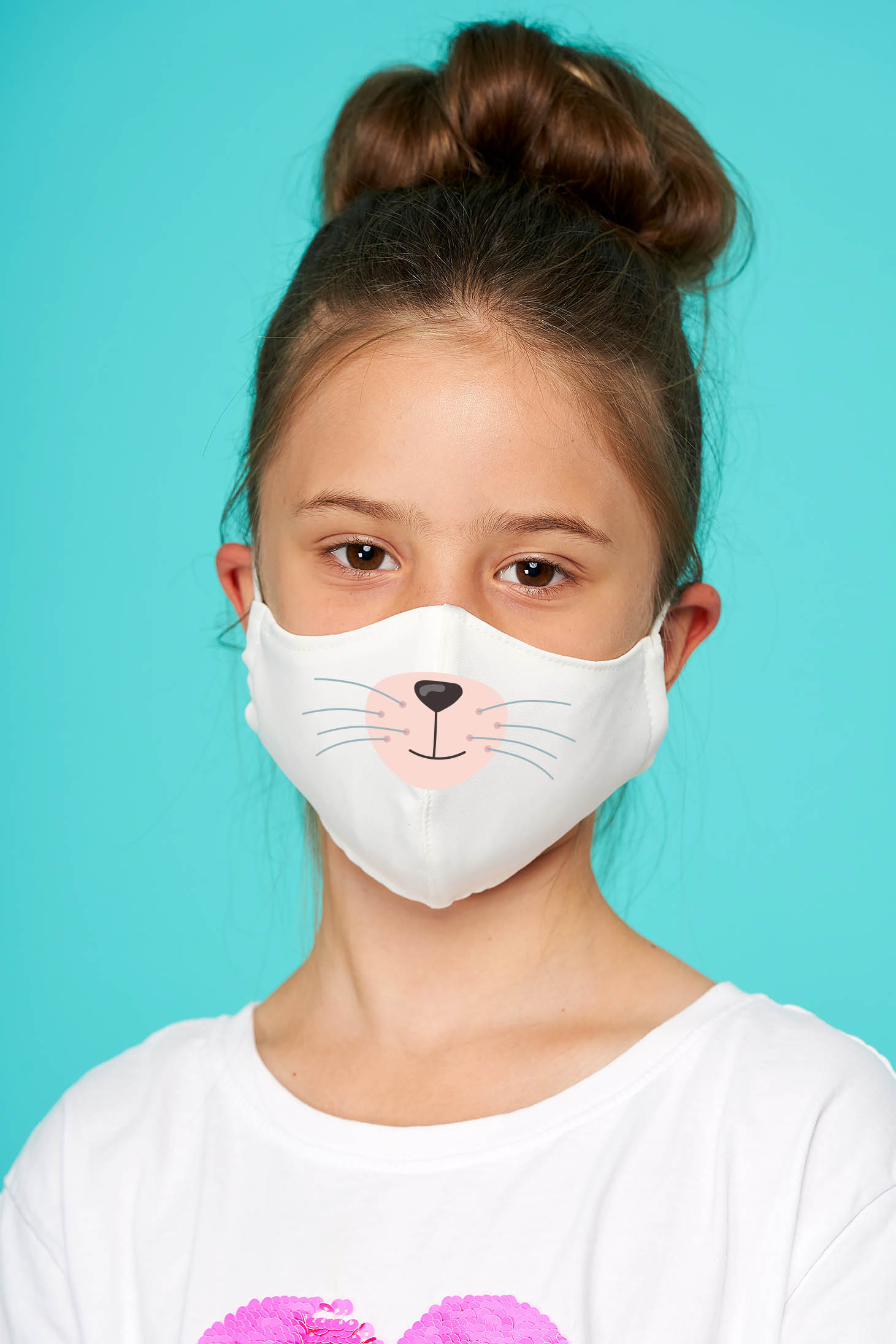 Masca textila pentru copii StarShinerS lila