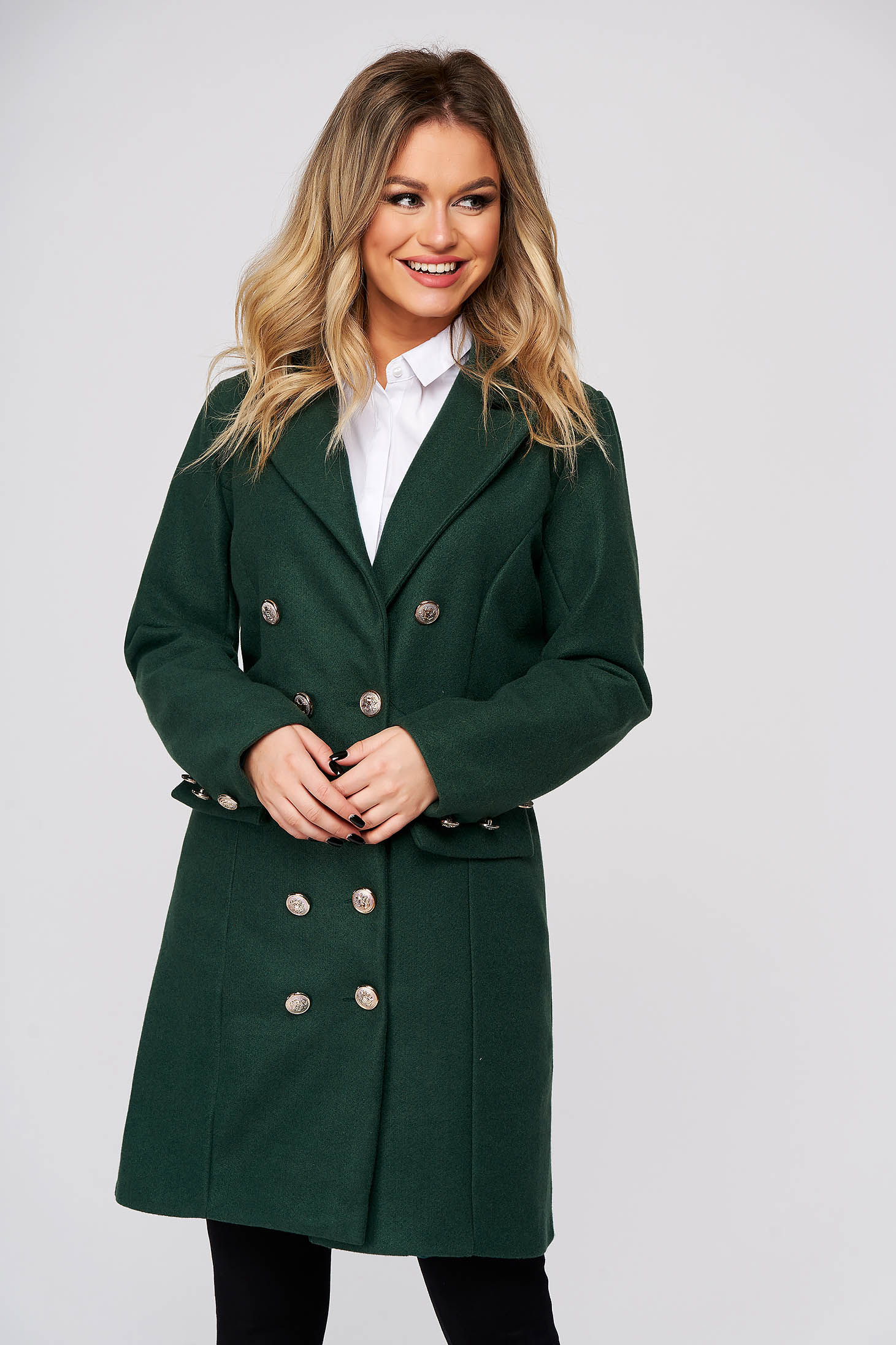 f&f green coat